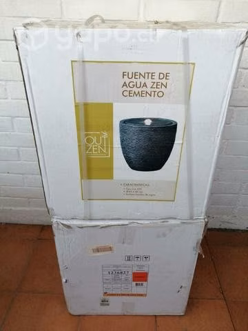 Elegante Fuente de Agua Zen luz Led nueva
