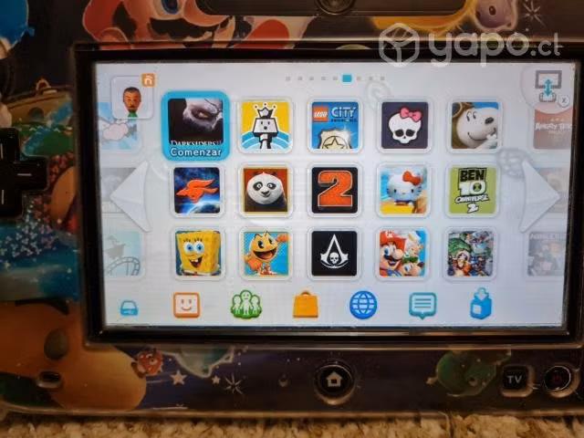 Wii U excelente estado, desbloq + 85 juegos