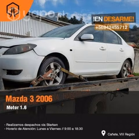 Rejilla torpedo mazda 3 2006