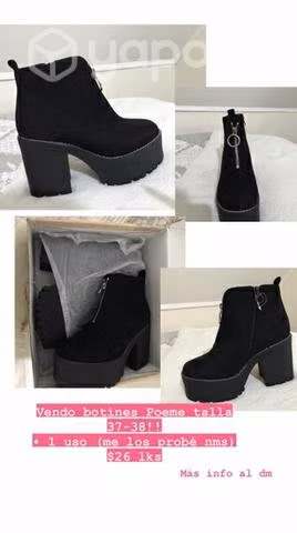 Botines Poeme Gamuza