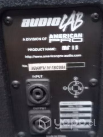 parlantes Audiolab MF15