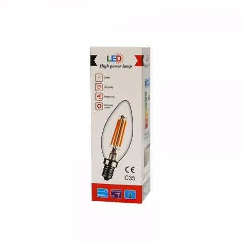 Ampolleta pera vintage filamento 4W E14