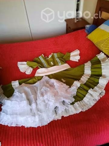 Vestido huasa talla 10 - 12