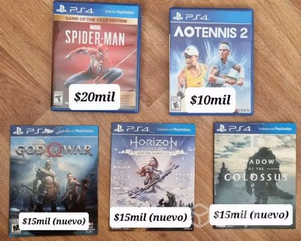 Juegos ps4