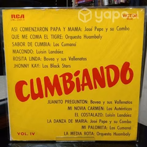 Vinilo Lp Cunbiando Variado de Cumbia. '71