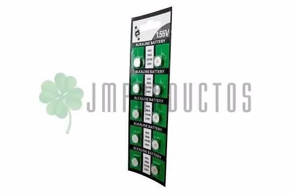 Pack 10 Pilas Ag3 Lr41 V3gabutton Cell X20 Tiras