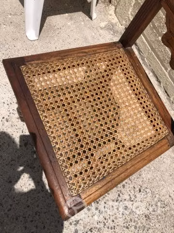 Silla antigüedad junco