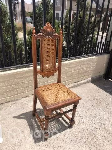Silla antigüedad junco - Imagen 4