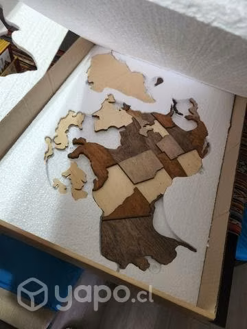 Mapa mundi para pieza interior - Imagen 6
