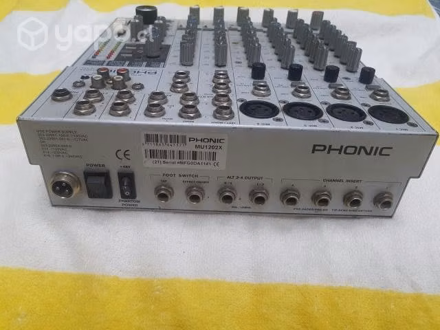 Mixer phonic mu1202x - Imagen 2