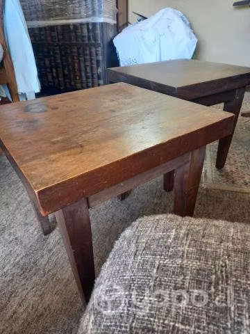 Pack de 2 mesas laterales de madera