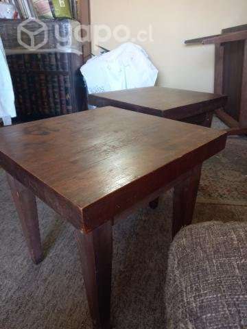 Pack de 2 mesas laterales de madera - Imagen 2