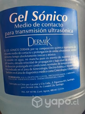 Gel sónico, profesional Dermik 2,5 lt - Imagen 2