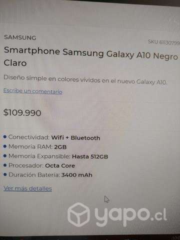 Celular samsung a10 - Imagen 4