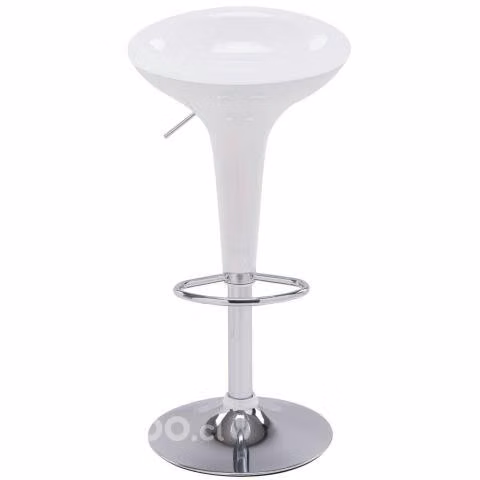 Silla Bar Modern Blanca Regulable