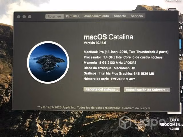MacBook Pro 13 2019 Touchbar - Imagen 3