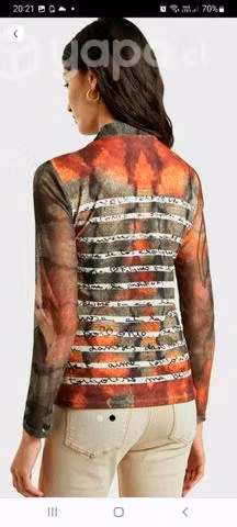 Polera desigual talla L nueva - Imagen 2