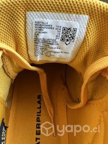 Zapatilla CAT Hombre Hex Hi Amarillo - Imagen 5