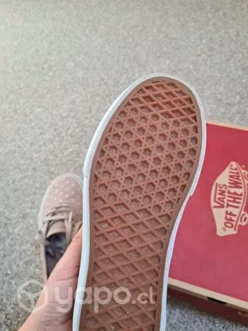 Zapatillas vans cuero plataforma
