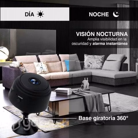Cámara mini espía Wi Fi redonda