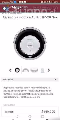 Aspiradoras robot nuevas pocas unidad
