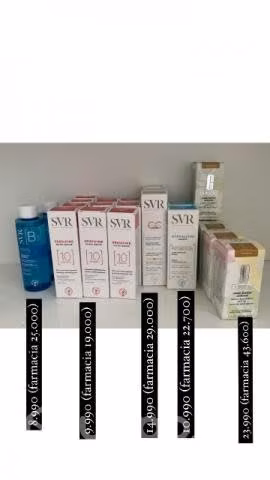 Cremas dermatológicas serums