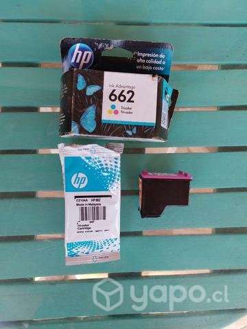 Cartucho hp 662 tricolor