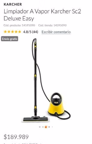 Aspiradora a Vapor