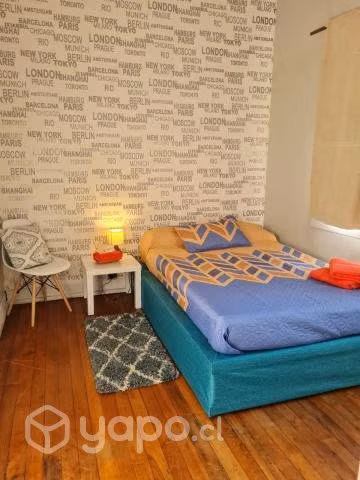 Habitacion Providencia Mensual, gastos incluidos