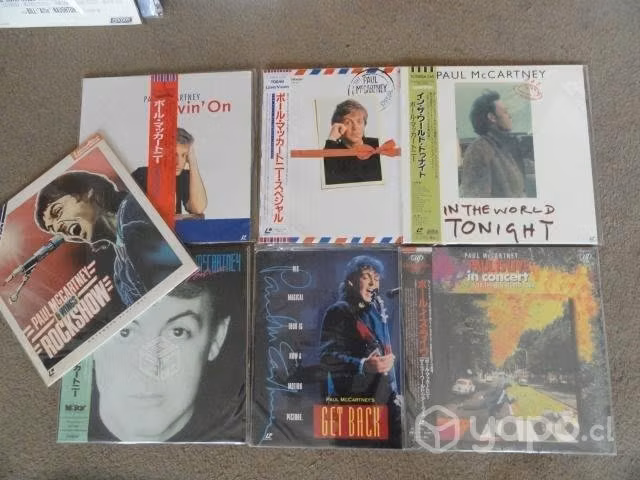 Paul McCartney laser discs impecables
