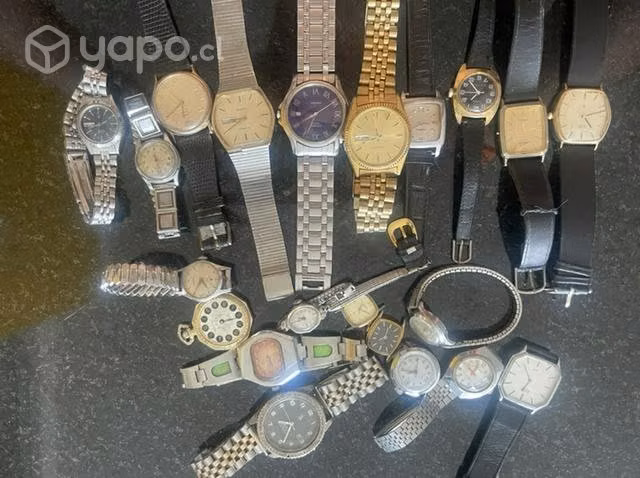 Lote de relojes antiguos
