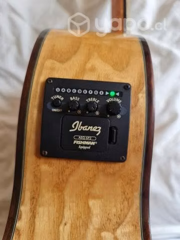 Guitarra Ibanez AEW40AS con funda y uñetas