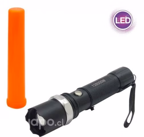 Kit Linterna LED Tactica Recargable