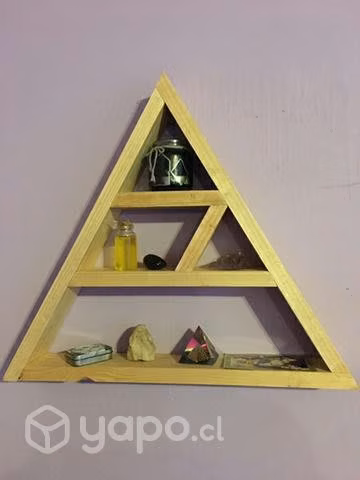 Repisa triangular de madera - Imagen 6