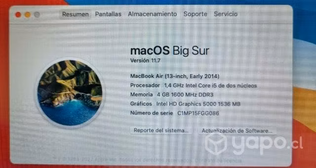 Macbook Air 2014