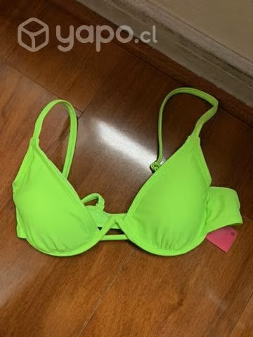Bikini verde limon fluor , Talla S , nuevo de usa - Imagen 3