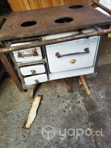 Cocina a leña para reparar