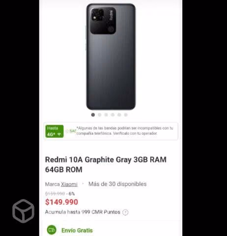 redmi 10a nuevo en caja - Imagen 3