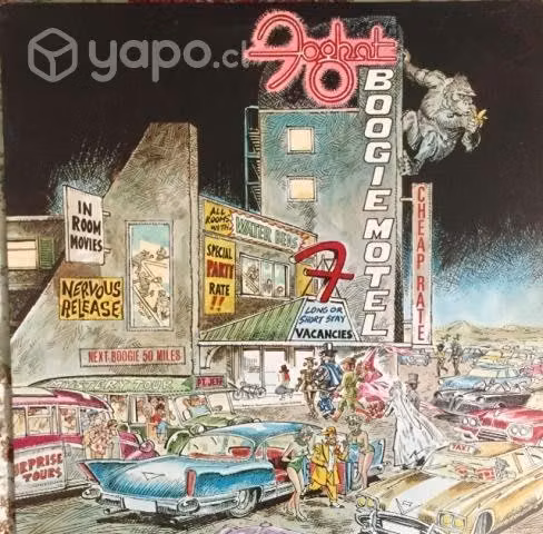 Foghat Vinilo Lp Boogie Motel