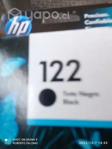 Tinta HP 122 black original