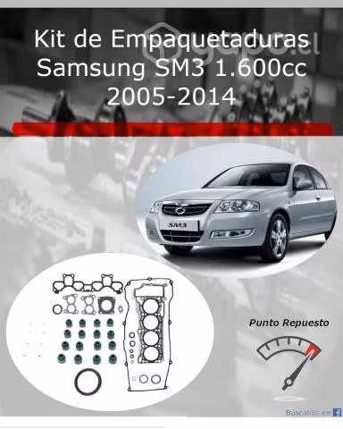 Kit de empaquetaduras Samsung SM3 1600cc