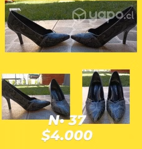 Bellos zapatos tacón