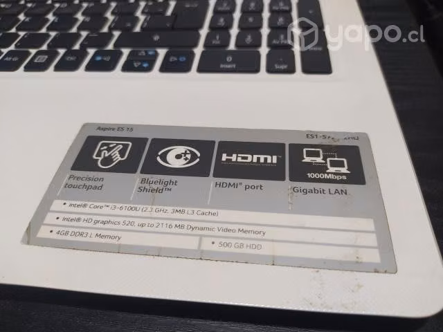 Notebook Acer Aspire ES1-572 - Imagen 4