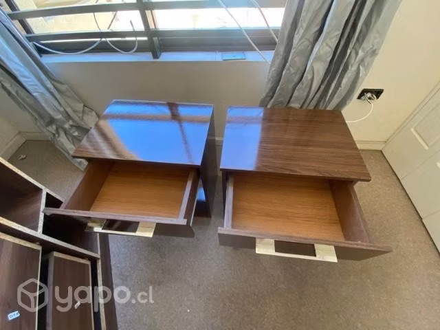2 veladores con cajón - Imagen 4