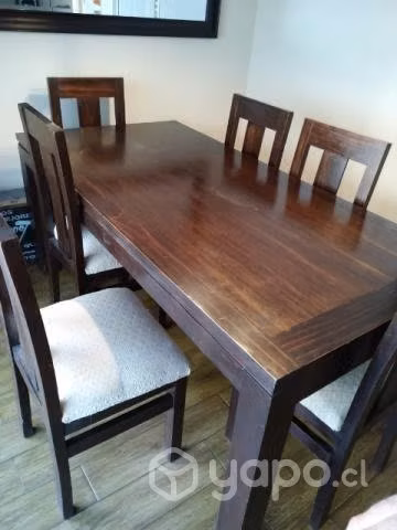 terraza y mesa comedor