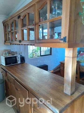 Set Mesa con 8 Sillas + Mueble de Cocina Americana