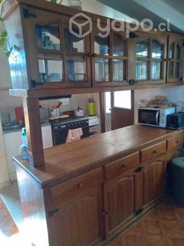 Set Mesa con 8 Sillas + Mueble de Cocina Americana