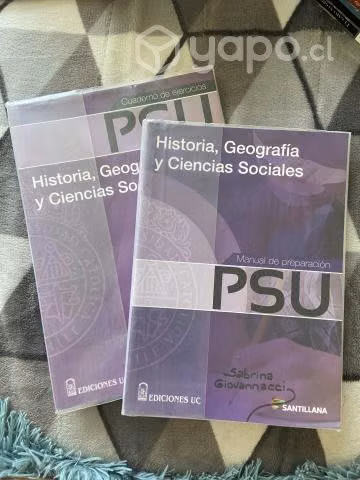 Dúo libros preparación PSU historia
