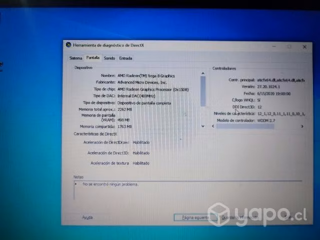 Notebook hp amd ryzen 5 3450U/4gb ram