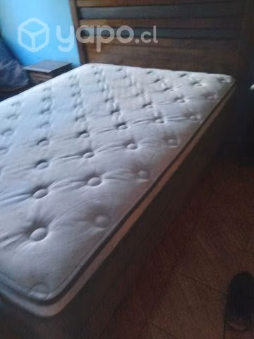 Set Cama 2 plazas + 2 Veladores + Armario